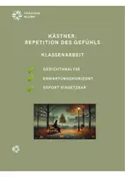 Vorschau - Klassenarbeiten - Liebeslyrik: Kästner, Repetition des Gefühls - Klassenarbeit - Deckblatt