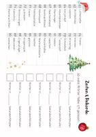 Vorschau - Arbeitsblätter - Blitzlesen Weihnachten (Lesegeschwindigkeit) - Seite 2