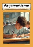 Vorschau - Arbeitsblätter - Formulierungshilfen für sachliche Briefe - Deckblatt