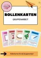Vorschau - Fördermaterial/Inklusion - Rollenkarten für Gruppenarbeit - Deckblatt