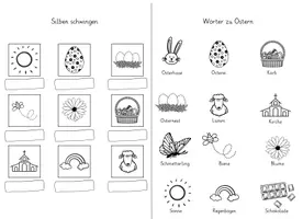 Vorschau - Arbeitsblätter - Ostern Arbeitsheft für die Grundschule (1. & 2. Klasse) – 10 kreative Aufgaben & Arbeitsblätter - Seite 2