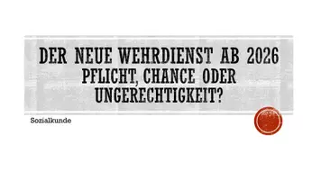 Vorschau - Präsentationen/Tafelbilder - Neuer Wehrdienst: Kugellager pro & contra - Seite 3