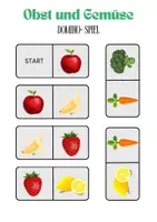 Vorschau - Spiele - Obst und Gemüse: Domino und Memory / Klasse 1 - 4 - Seite 2