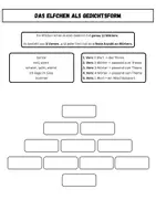 Vorschau - Arbeitsblätter - Gedichtformen kennenlernen & eigene Gedichte schreiben (Elfchen, Rondell, Akrostichon, Haiku, Sinnesgedicht) - Seite 3