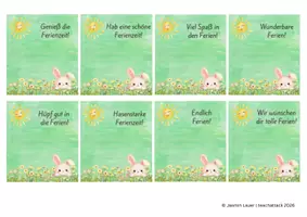 Vorschau - Mal- und Bastelvorlagen - Schokoladiger Gruß für Kinder und Erwachsene zu Ostern - Seite 2