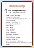 Vorschau - Arbeitsblätter - Friendship - English worksheets (Klasse 7-10) - Seite 2