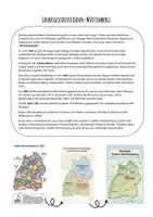 Vorschau - Arbeitsblätter - Landespolitik Baden-Württemberg - Deckblatt