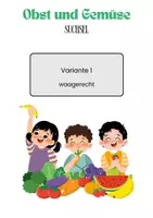 Vorschau - Arbeitsblätter - Obst und Gemüse: Suchsel / Klasse 1 - 4 - Seite 1