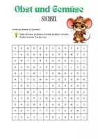 Vorschau - Arbeitsblätter - Obst und Gemüse: Suchsel / Klasse 1 - 4 - Seite 3