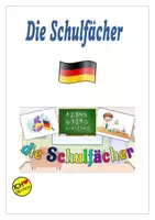 Vorschau - Arbeitsblätter - Die Schulfächer - Deckblatt