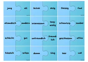 Vorschau - Spiele - Adjektive Gegenteile / Gegenteilpaare Adjektive - Seite 3