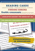 Vorschau - Fördermaterial/Inklusion - DaF / DaZ Englisch: Frauenfußball Frankreich Spezial: Fehlerteufel Lesekarten Doppelkonsonanten - Deckblatt