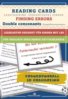 Vorschau - Fördermaterial/Inklusion - DaF / DaZ Englisch: Frauenfußball Frankreich Spezial: Fehlerteufel Lesekarten Doppelkonsonanten - Seite 1