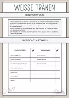 Vorschau - Arbeitsblätter - „Weiße Tränen“ – Leseportfolio zum Roman von Kathrin Schrocke, Arbeitsblätter, Spiel & kreative Aufgaben + digitale Ergänzung (Klasse 7–9) - Seite 3