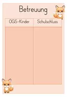Vorschau - Anderer Materialtyp - Fuchsklasse Übersicht Schulschluss OGS - Seite 2