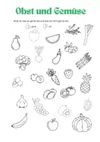 Vorschau - Unterrichtsreihen - Obst und Gemüse: Arbeitsblätter, Infotexte / Klasse 1- 4 - Seite 2