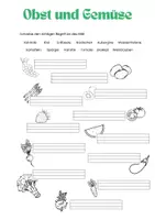 Vorschau - Unterrichtsreihen - Obst und Gemüse: Arbeitsblätter, Infotexte / Klasse 1- 4 - Seite 3