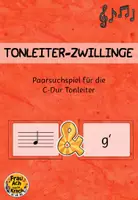 Vorschau - Spiele - Tonleiter Zwillinge - Paarsuchspiel zur Tonleiter ~ Grundschule Musik - Deckblatt