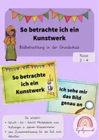 Vorschau - Arbeitsblätter - Bildbetrachtung in der Grundschule - Deckblatt