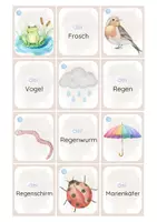 Vorschau - Spiele - DaZ - der Frühling - Paare finden - zweifach differenziert - Seite 1