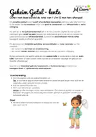 Voorbeeld - Lente - Bundel - Geheim Getal - Cijferspel - Tafel van 1 t/m 12 - Pagina 2