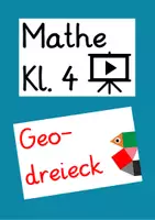 Vorschau - Präsentationen/Tafelbilder - Zeichnen mit dem Geodreieck (Lernvideo) - Deckblatt