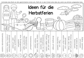 Vorschau - Mal- und Bastelvorlagen - Herbstferien To Go – Abreißzettel gegen Langeweile - Seite 2