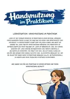 Vorschau - Arbeitsblätter - Handynutzung im Praktikum – Arbeitsblatt zur Berufsorientierung (Lernsituation + Reflexionsfragen) - Deckblatt