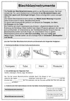 Vorschau - Arbeitsblätter - Blechblasinstrumente Arbeitsblatt differenziert - Seite 3