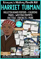 Vorschau - Unterrichtsreihen - Englisch Differenziert ab Klasse 5 – Steckbrief, Writing Prompts & Poster zu Harriet Tubman | Perfekt auch für Vertretungsstunden - Deckblatt
