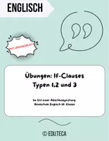 Vorschau - Arbeitsblätter - If-Clauses / Konditionalsätze (Übungen / Lösungen) - Deckblatt