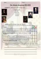 Vorschau - Arbeitsblätter - Der Wiener Kongress 1814/15 - Arbeitsblatt - Seite 1