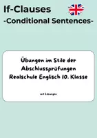 Vorschau - Arbeitsblätter - If-Clauses / Konditionalsätze (Übungen / Lösungen) - Seite 1