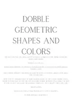 Náhled - GEOMETRIC SHAPES and COLORS - Dobble/Spot It card game - boční 1