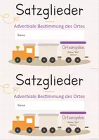 Vorschau - Arbeitsblätter - Satzglieder bestimmen: Mini-Arbeitsheft Adverbiale Bestimmung des Ortes (Klasse 3-4) - Seite 3