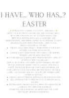 Náhled - EASTER - flashcards, I have. Who has? - 2 variant - boční 1