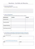 Vorschau - Arbeitsblätter - Arbeitsblatt: Maschinen – Aufbau, Arten und Wirkungsweise, Technik / Werken - Deckblatt