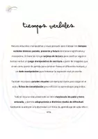Vista previa - Hojas de trabajo - TIEMPOS VERBALES: PASADO PRESENTE Y FUTURO - página 1