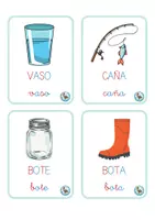 Vista previa - Refuerzo / NEE / Materiales de apoyo - PACK TARJETAS LECTOESCRITURA - página 3