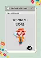 Vista previa - Hojas de trabajo - Detective de errores - Portada