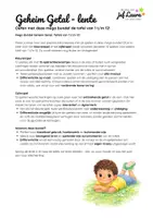 Voorbeeld - Lente - Mega bundel - Geheim Getal - Tafel van 1 t/m 12 - Pagina 2