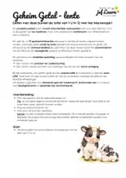 Voorbeeld - Lente - Mega bundel - Geheim Getal - Tafel van 1 t/m 12 - Pagina 3