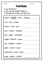 Vorschau - Unterrichtsreihen - Verben entdecken - Arbeitsblätter für die 1. und 2. Klasse - Seite 3