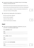 Vorschau - Arbeitsblätter - Satzglieder Klassenarbeit + Übungsarbeit - Seite 1
