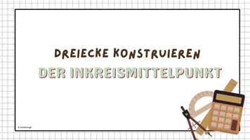 Vorschau - Stationenlernen - Inkreismittelpunkt von Dreiecken (Tafelmaterial) - Seite 2