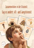 Vorschau - Spiele - Sag es nicht - Alt- und Jungsteinzeit (Geschichte, Klasse 5/6) - Deckblatt