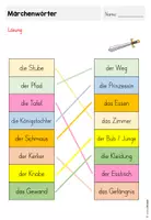 Vorschau - Arbeitsblätter - Märchen Werkstatt - Märchenwörter Wortschatzarbeit - Seite 3