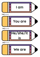 Προεπισκόπηση - Flashcards - Verb to be - Εξώφυλλο