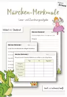 Vorschau - Arbeitsblätter - Märchen Werkstatt - Merkmale von Märchen - Deckblatt
