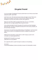 Vorschau - Arbeitsblätter - Lesen und Verstehen - Freundschaft - Seite 1